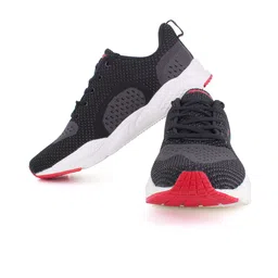 Sparx Men Black Mesh Running Non-Marking Shoes image 2