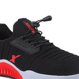 Sparx Men Black Mesh Running Non-Marking Shoes image 2