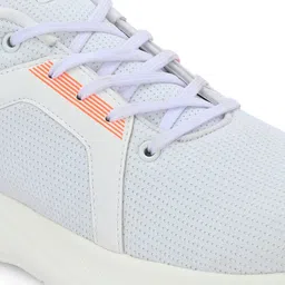 HRX by Hrithik Roshan Men White & Orange Memory Foam Mesh Running Shoes image 5