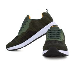 Sparx Men Green Mesh Running Non-Marking Shoes image 2