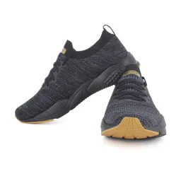 Sparx Men Black Mesh Running Non-Marking Shoes image 4