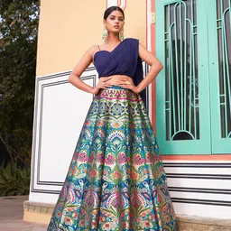 LOOKNBOOK ART Banarasi Silk Lehenga Choli-image-19