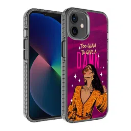 DailyObjects Purple & Orange Printed iPhone 12 Mobile Case-15
