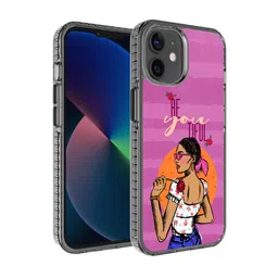 DailyObjects Multi-Coloured Printed iPhone 12 Back Case-4