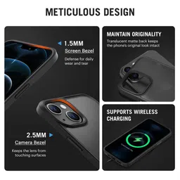 DailyObjects Transparent Solid iPhone 12 Phone Case image 2