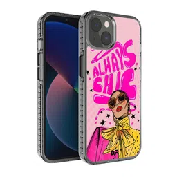 DailyObjects Pink Printed Always Chic iPhone 13 Phone Case-59