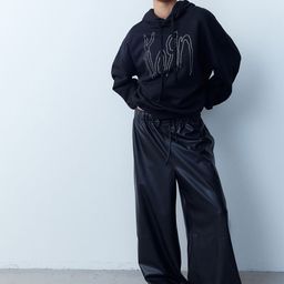 H&M Oversized Print-Motif Hoodie-image-11