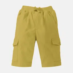 KiddoPanti Boys Mid-Rise Pure Cotton Cargo Shorts-image-90