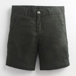 Cherry Crumble Boys Green Cotton Blended Shorts-image-108