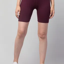 Apraa & Parma Women Slim Fit Mid-Rise Pure Cotton Biker Shorts-image-52