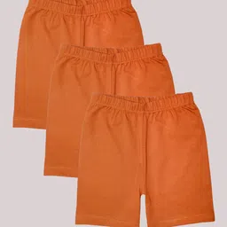 KiddoPanti Girls Pack Of 3 Mid Rise Sports Shorts-image-62