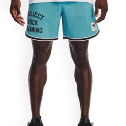 UNDER ARMOUR Project Rock Men Printed Penny Mesh Loose-Fit Mesh Shorts-image-12