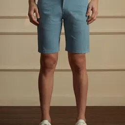 Peter England Casuals Men Mid Rise Regular Fit Shorts-image-13