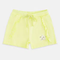 Pantaloons Junior Girls Yellow Shorts-picture-20