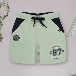 3PIN Boys Typography Printed Cotton Shorts-image-40