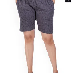 FEEL TRACK Women Pack Of 2 Cotton Mid-Rise Printed Shorts-image-91