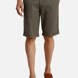 ColorPlus Men Mid Rise Knee Length Shorts-picture-54