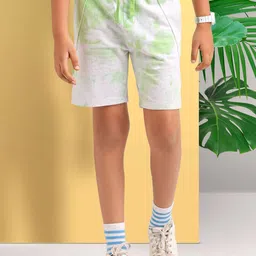 ARIAS By LARA DUTTA Boys Tie and Dye Pure Cotton Shorts-image-66