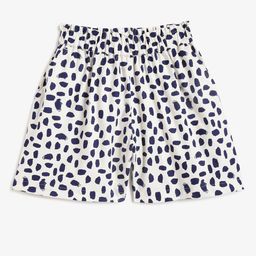 Campana Girls Abstract Printed Mid-Rise Pure Cotton Shorts-image-41
