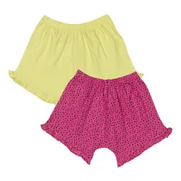 mothercare Girls Pack of 2 Printed Cotton Shorts-image-68