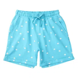 Gini and Jony Girls Conversational Printed Cotton Shorts-image-51