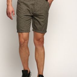SHOWOFF Men Conversational Printed Mid-Rise Cotton Shorts-picture-8
