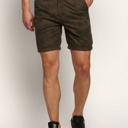 SHOWOFF Men Floral Printed Mid Rise Cotton Shorts-image-55