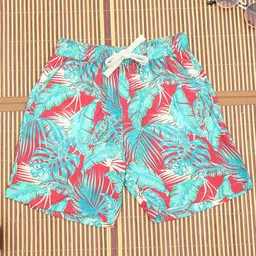 The Lion and The Fish Boys Tropical Printed Relaxed Fit Shorts-picture-40