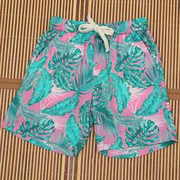 The Lion and The Fish Boys Tropical Printed Relaxed Fit Shorts-picture-36