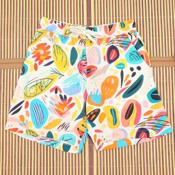 The Lion and The Fish Boys Printed Mid-Rise Relaxed Fit Shorts-55