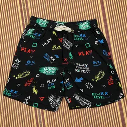 The Lion and The Fish Boys Striped Printed Shorts-47