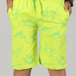 KiddoPanti Boys Conversational Printed Mid-Rise Pure Cotton Shorts-picture-17