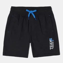 Jockey Boys Super Combed Cotton Rich Graphic Printed Shorts With Drawstring Clouser - AB12-30