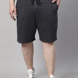 Rute Men Plus Size Mid Rise Cotton Rapid Dry Sports Shorts-image-51
