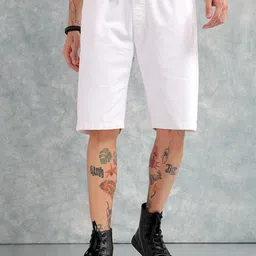 The Indian Garage Co Men Slim Fit Shorts-image-25