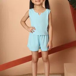 MINI & MING Girls Pure Cotton Top with Shorts-image-46