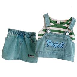StyleCast x Revolte Girls Striped Pure Cotton Top with Shorts-image-38