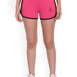 StyleAOne Women Mid-Rise Cotton Yoga Shorts-image-31