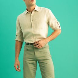 DeFacto Men Beige Cotton Regular Shorts-image-76
