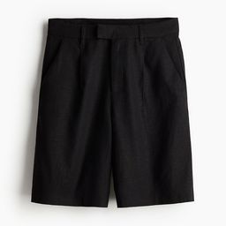H&M Women Linen-Blend Tailored Shorts-image-75