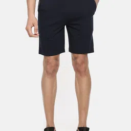 Dollar Men Navy Blue Solid Lounge Shorts-image-12