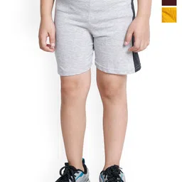 BAESD Boys Pack of 3 High Rise Pure Cotton Shorts-picture-4