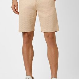 Peter England Casuals Men Abstract Printed Chino Shorts-49