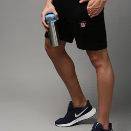 ONN Men Pure Cotton Mid-Rise Shorts-image-74