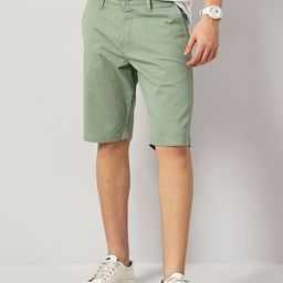 Celio Men Mid-Rise Cotton Chino Shorts-picture-29