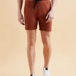 Sweet Dreams Men Brown Mid-Rise Above Knee Length Shorts-image-96