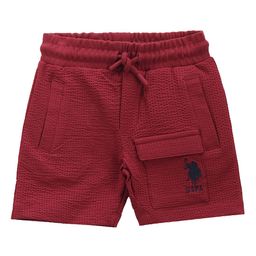 U.S. Polo Assn. Kids Boys Mid-Rise Self Design Shorts-43