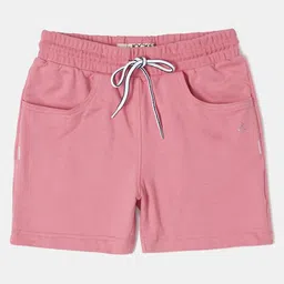 Jockey Girls Super Combed Cotton Regular Fit Solid Shorts With Side Pockets - AG04-image-97