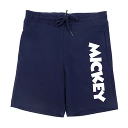Disney by Wear Your Mind Boys Navy Blue Mickey Mouse Printed Shorts-picture-24