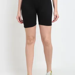 Jinfo Women Black Cycling Sports Shorts-picture-16